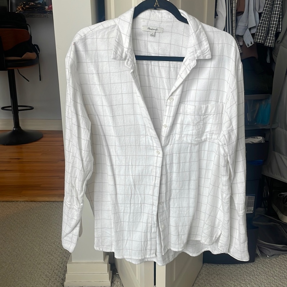 Madewell sweater button up
